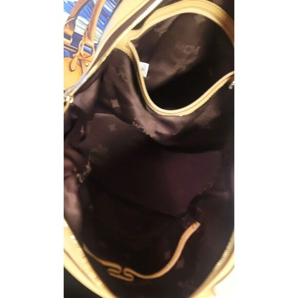 MCM - Elegant Cream Leather Handbag - Picture 7 of 8